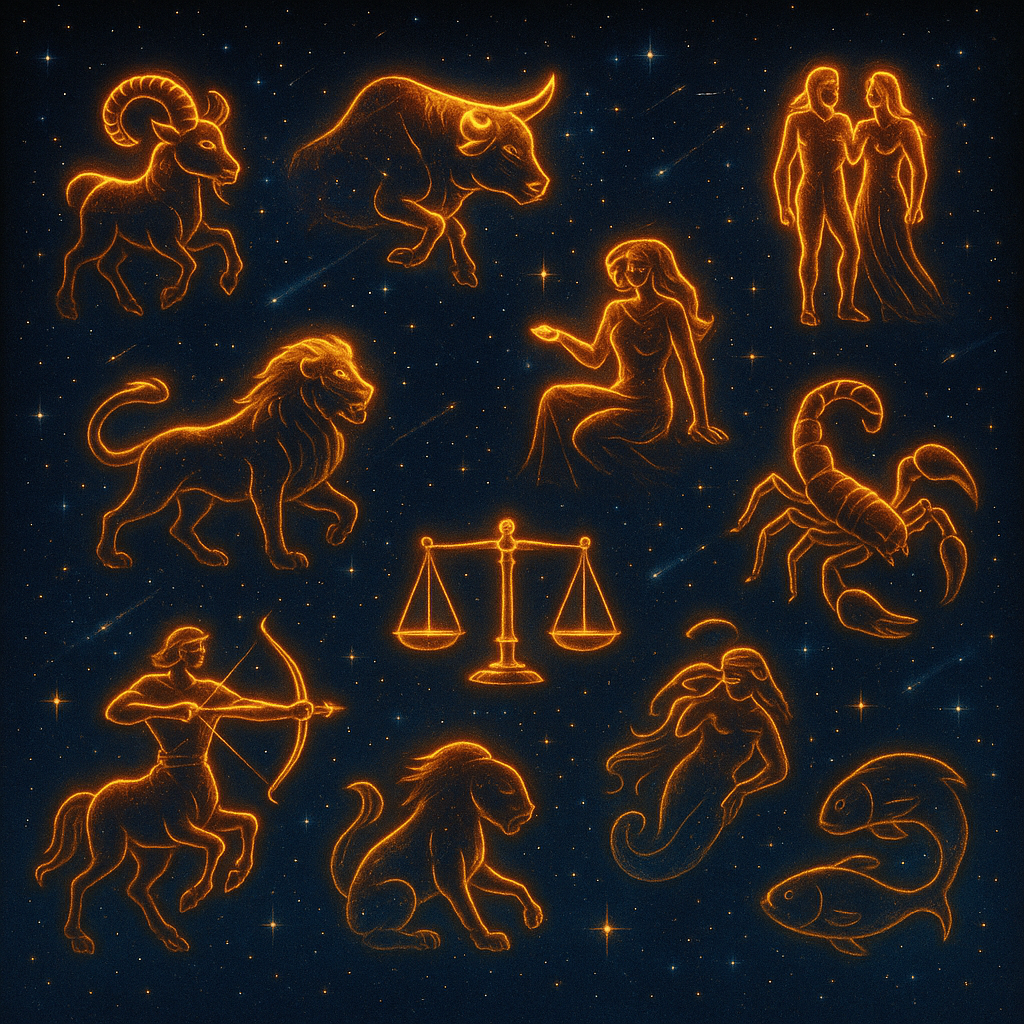 Astrološki simboli in zodiak